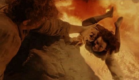 Sam und Frodo in Mordor