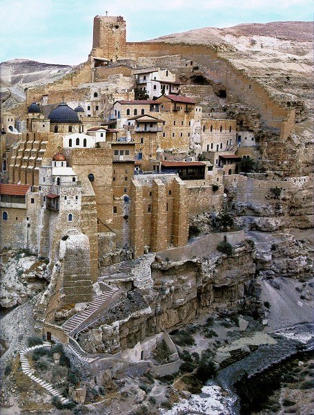 Griechisch-orthodoxes Kloster Mar Saba im Kidron-Tal