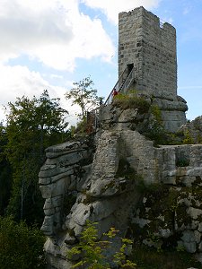 Die Steinwaldburg Weißenstein
