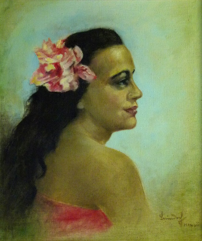 Portrait einer Hawaiianerin
