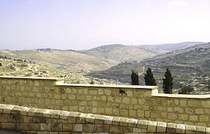 Landschaft nahe Jerusalem