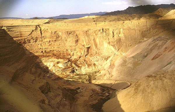 Kupfer-Tagebau nördlich Eilat