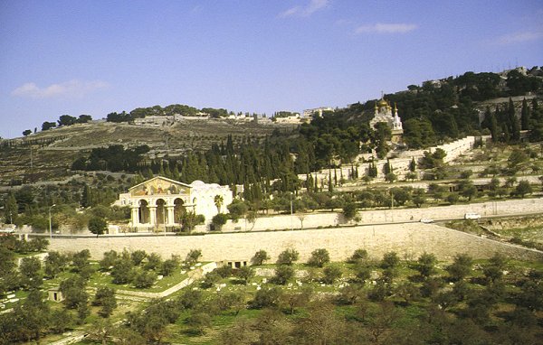 Jerusalem, Ölberg mit Garten Gethsemane