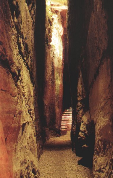 Jerusalem, Tunnel unter der Westmauer (Klagemauer)