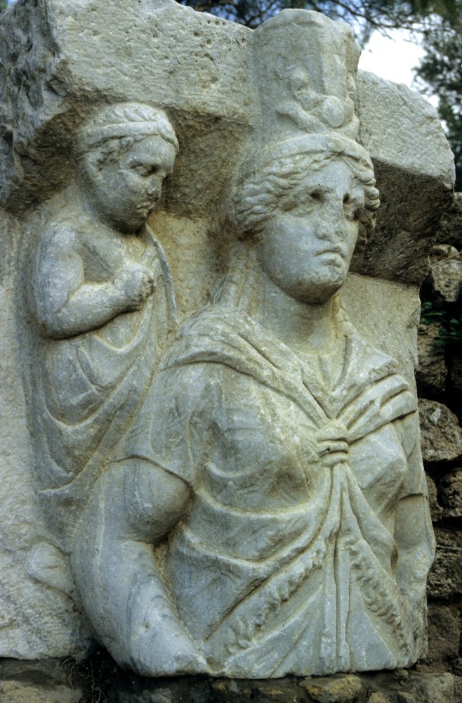 Römische Statue im antiken Askalon