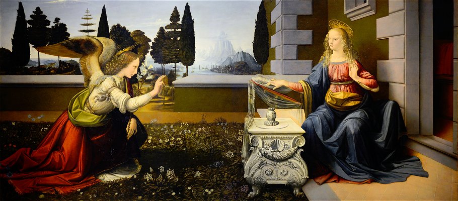 Leonardo da Vinci - Die Verkündigung an Maria