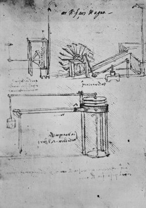 Wasserräder und Pumpen - Leonardo da Vinci - Heron von Alexandria