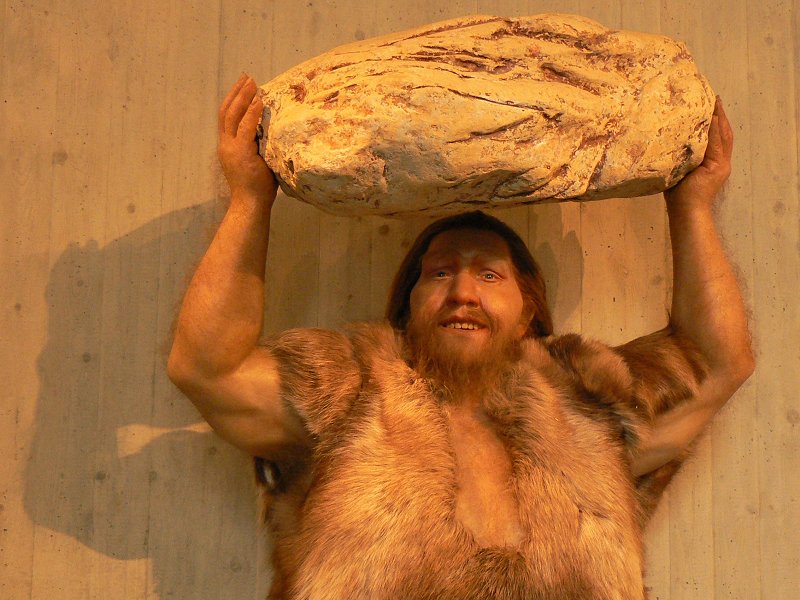 Neandertaler in der Steinzeit