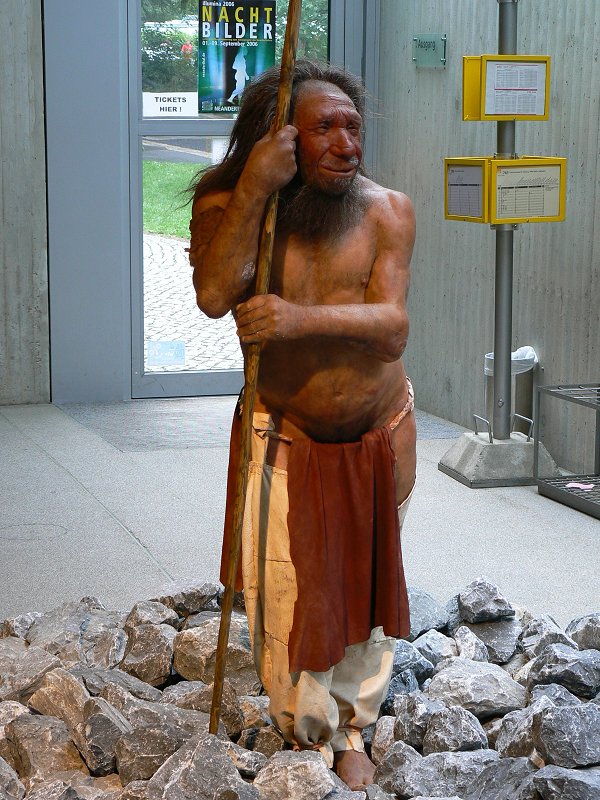 Neandertaler im Neanderthal Museum bei Düsseldorf