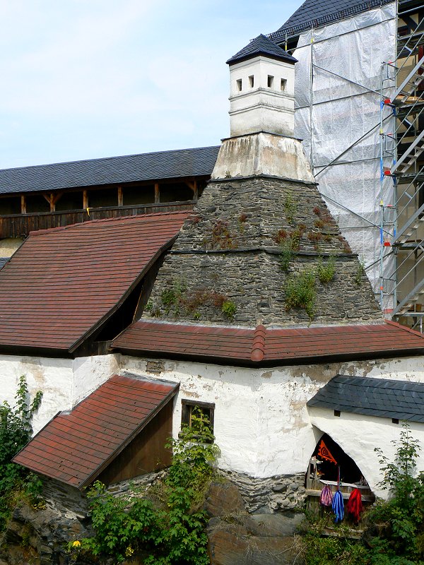 Mittelalterlicher Küchenkamin