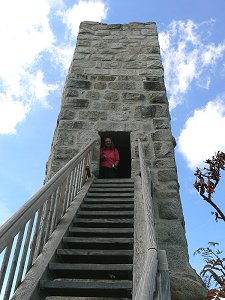 Die Ruine Weißenstein im Steinwald
