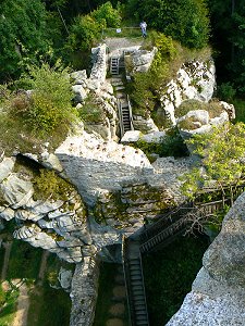 Die Ruine Weißenstein in der Oberpfalz
