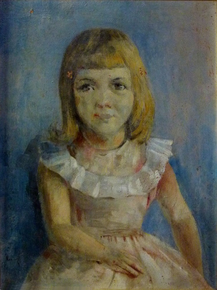 M�dchenportrait von Wilhelm Beindorf