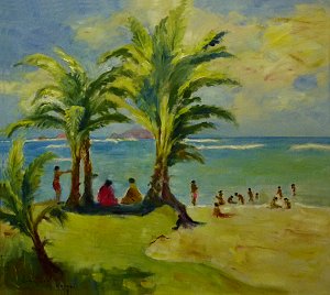 Strandleben auf Hawaii