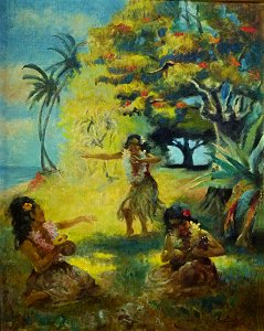 Tänzerin auf Hawaii